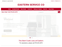 Tablet Screenshot of easternserviceco.com